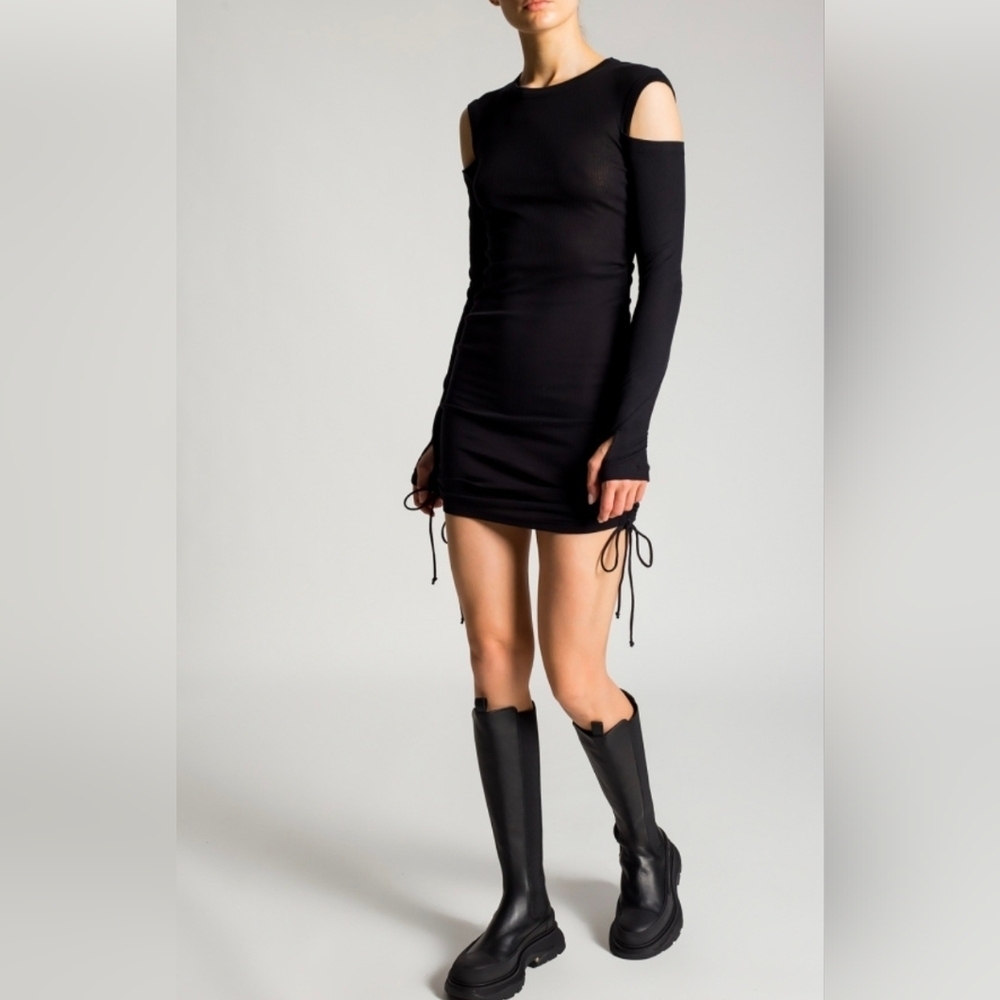 Helmut Lang Bodycon Dress Cut Out Ladies XS